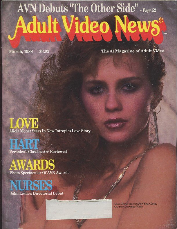AVN magazine side cover Issue 59  Vol 3 # 3 March 1988