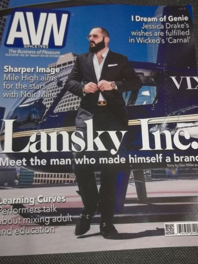 AVN magazine side cover  August 2018