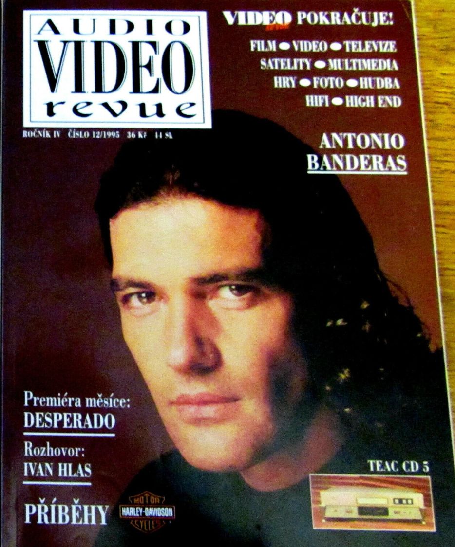AUDIO VIDEO REVUE magazine side cover  December 1995