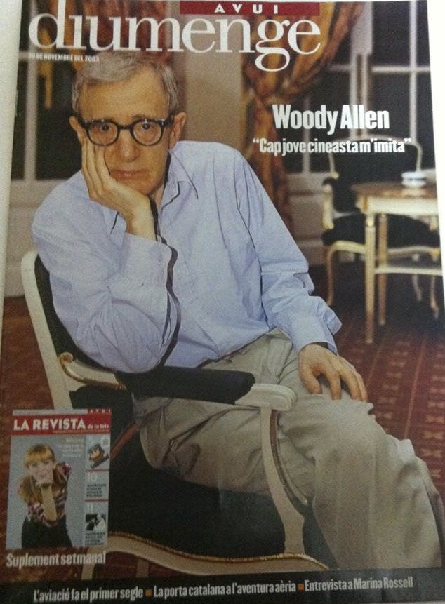 AVUI DIUMENGE magazine side cover 23 November 2003