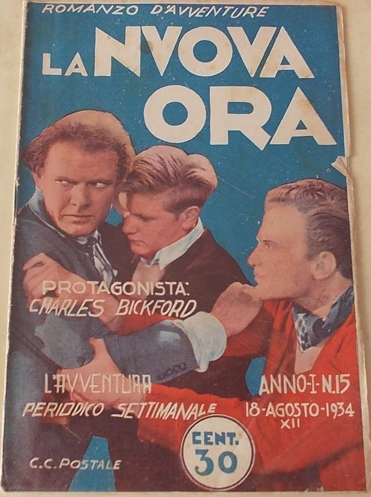 AVVENTURA | L magazine side cover Issue 15  1934