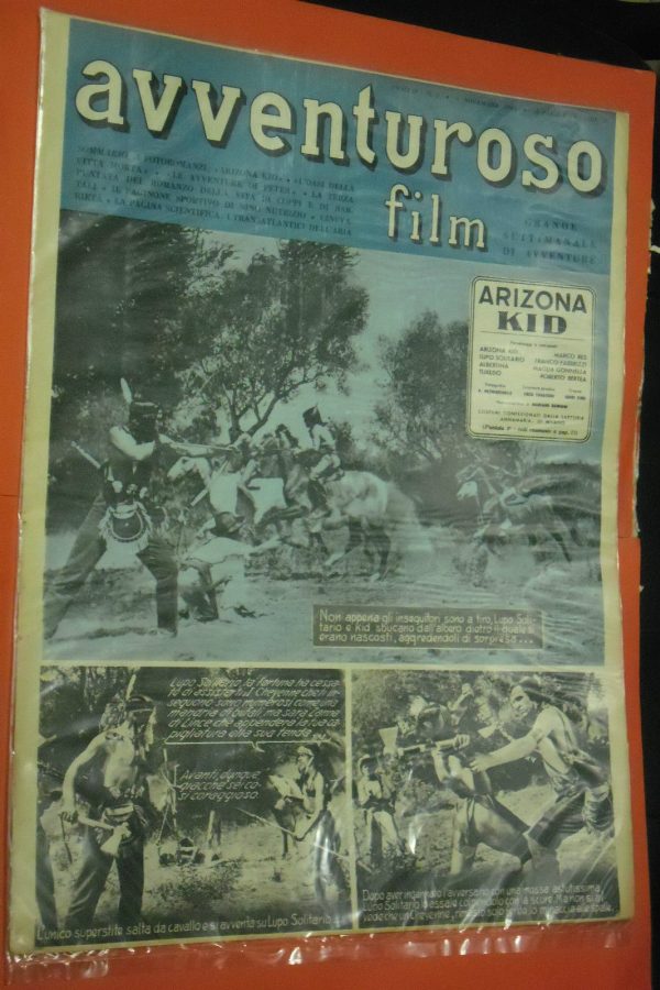 AVVENTUROSO FILM magazine side cover Issue 3 6 November 1949