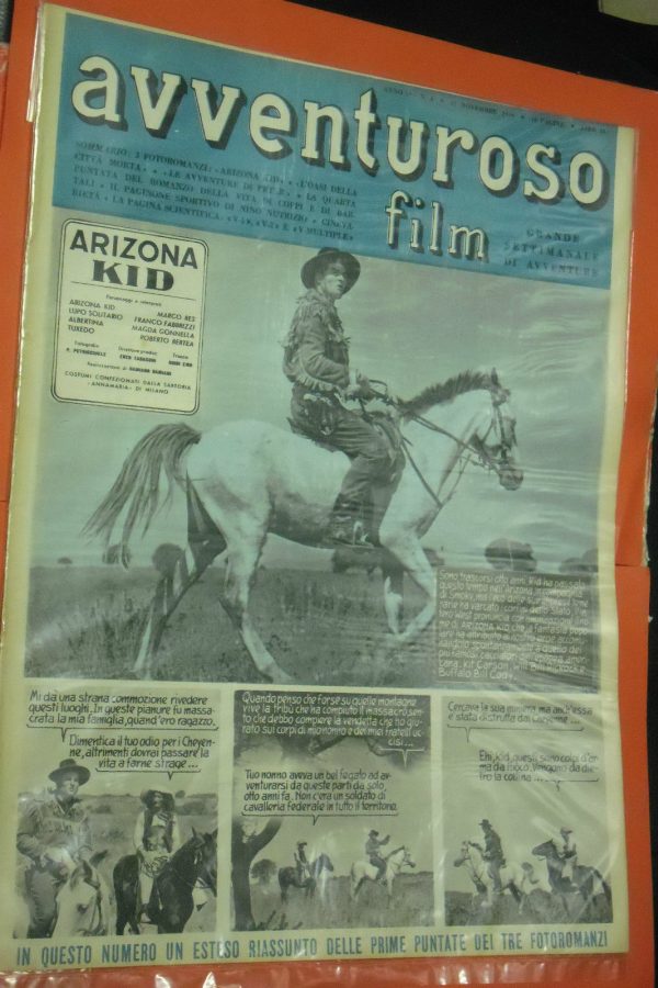 AVVENTUROSO FILM magazine side cover Issue 4 13 November 1949