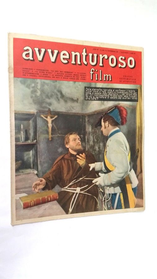 AVVENTUROSO FILM magazine side cover Issue 107 4 November 1951