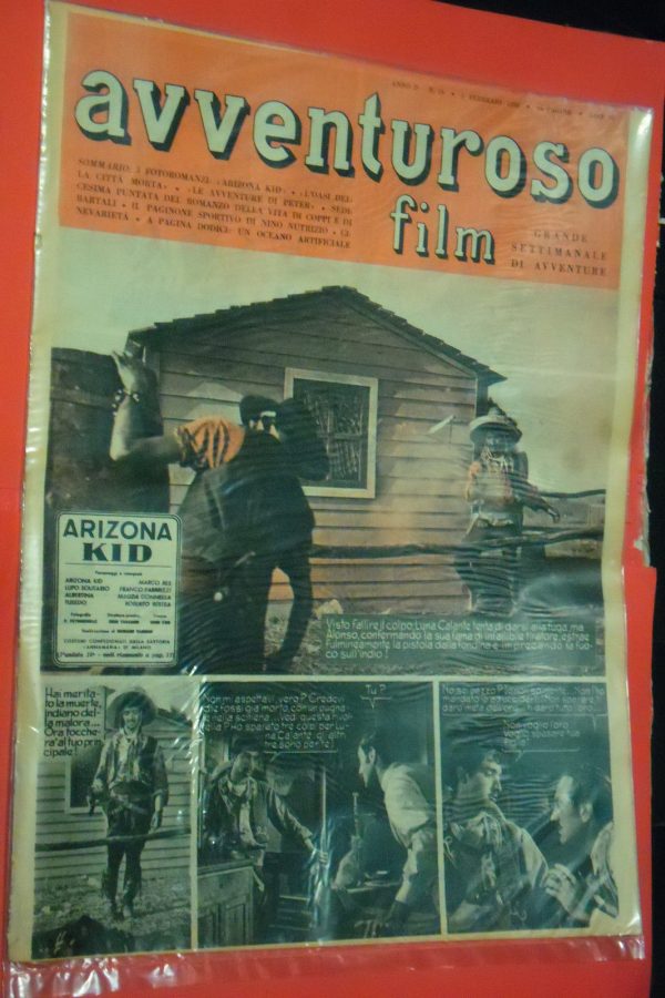 AVVENTUROSO FILM magazine side cover Issue 16 5 February 1950