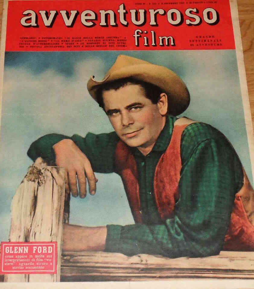 AVVENTUROSO FILM magazine side cover Issue 112 9 December 1951