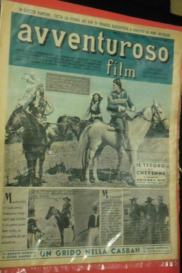 AVVENTUROSO FILM magazine side cover Issue 29 7 May 1950