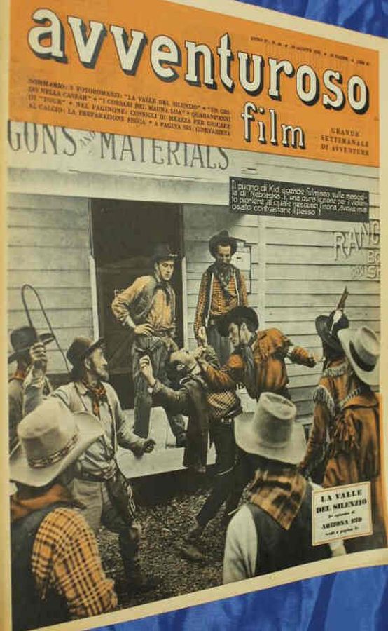 AVVENTUROSO FILM magazine side cover Issue 44 20 August 1950