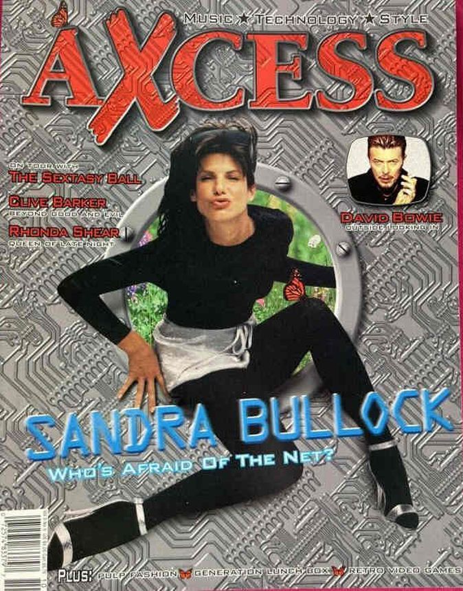 AXCESS magazine side cover  October 1996