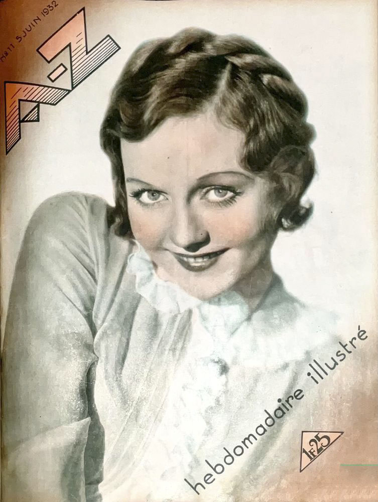 A-Z magazine side cover Issue 11 5 June 1932