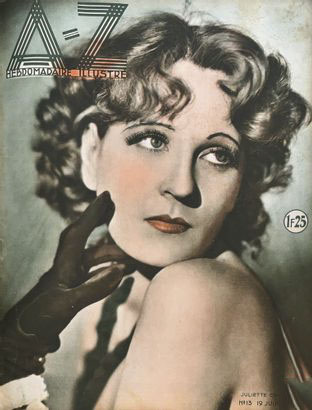 A-Z magazine side cover Issue 13 19 June 1932