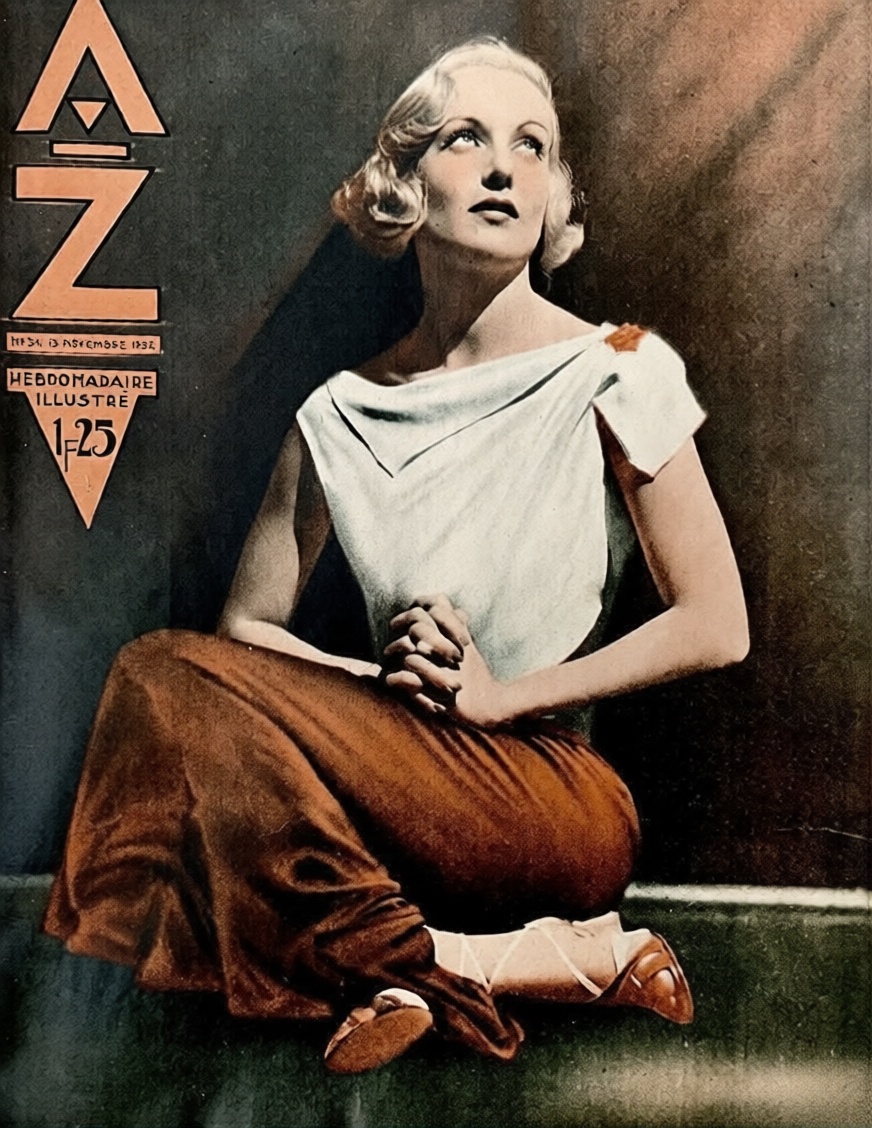A-Z magazine side cover Issue 34 13 November 1932