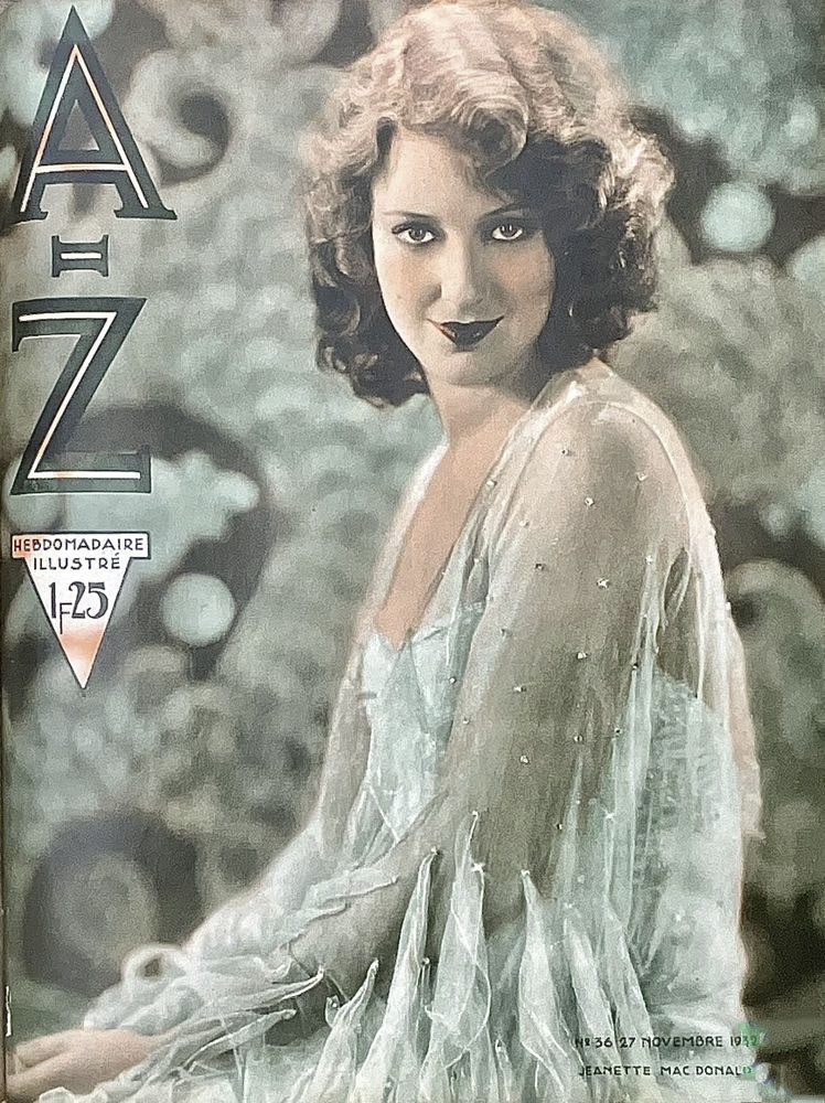 A-Z magazine side cover Issue 36 27 November 1932