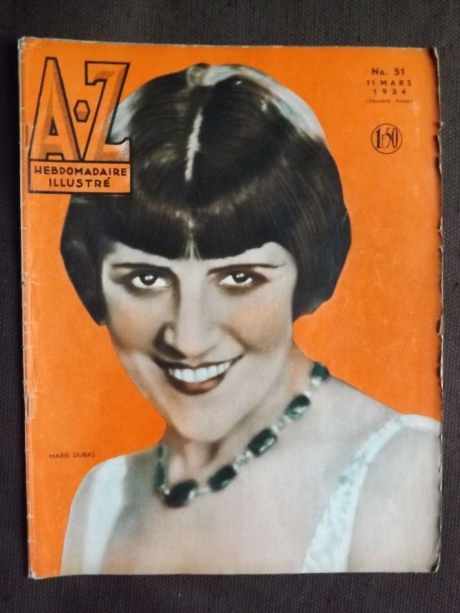 A-Z magazine side cover Issue 51 11 March 1934