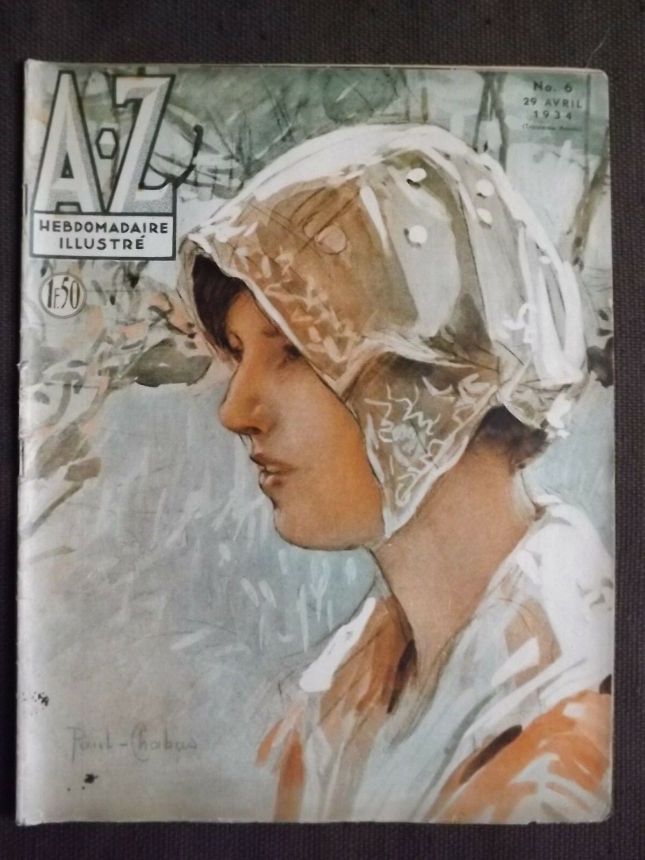 A-Z magazine side cover Issue 6 29 April 1934