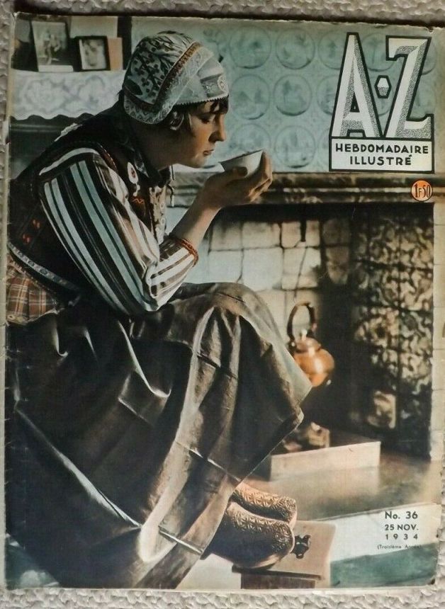 A-Z magazine side cover Issue 36 25 November 1934