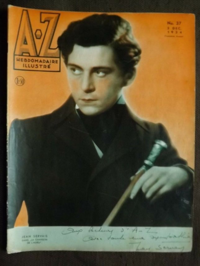 A-Z magazine side cover Issue 37 3 December 1934