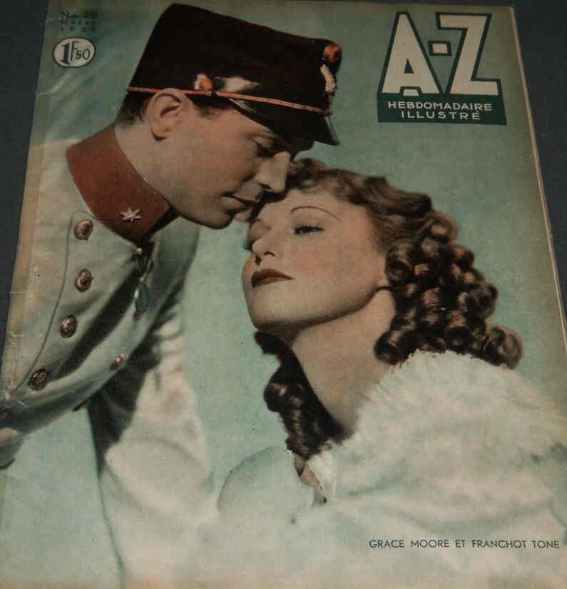 A-Z magazine side cover Issue 28 27 September 1936