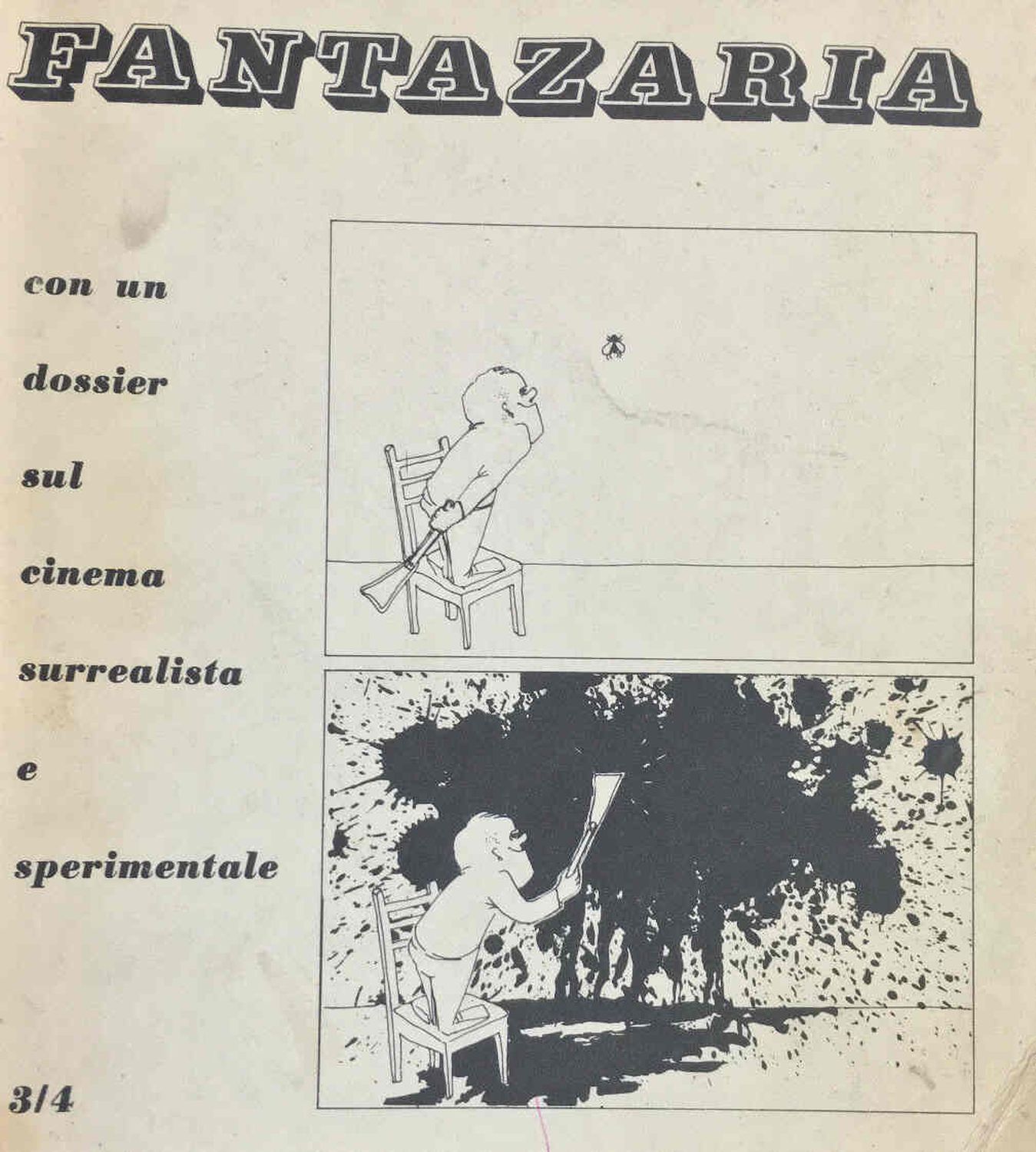 FANTAZARIA magazine side cover Issue 3-4  January/February 1967