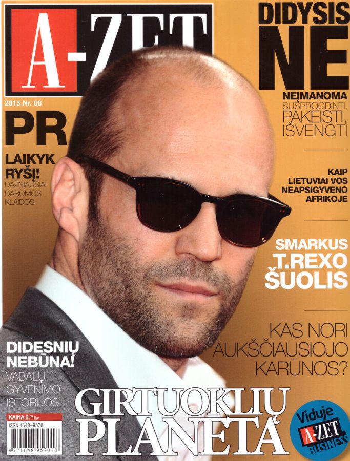 A-ZET magazine side cover  August 2015