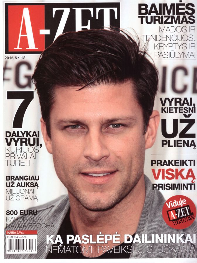 A-ZET magazine side cover  December 2015