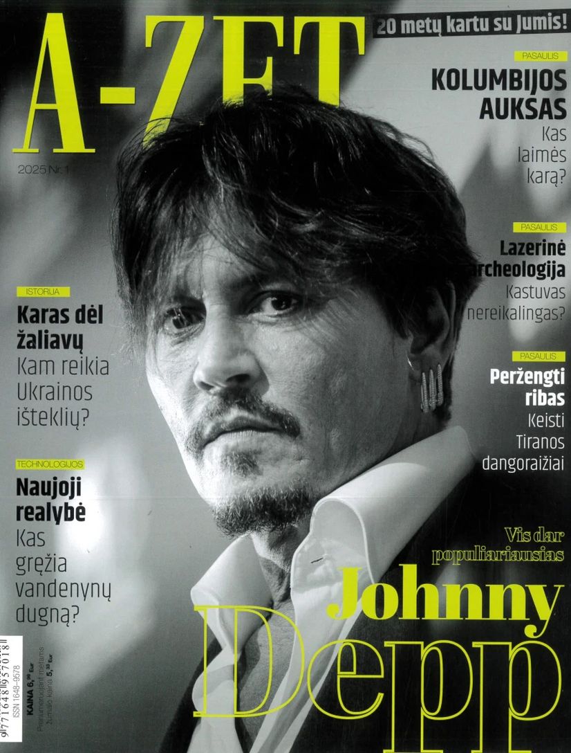 A-ZET magazine side cover  January 2025