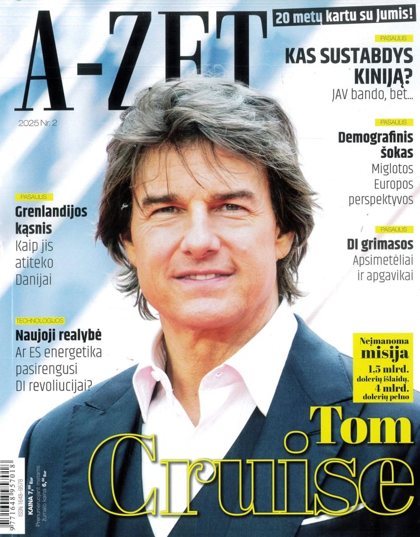 A-ZET magazine side cover  February 2025
