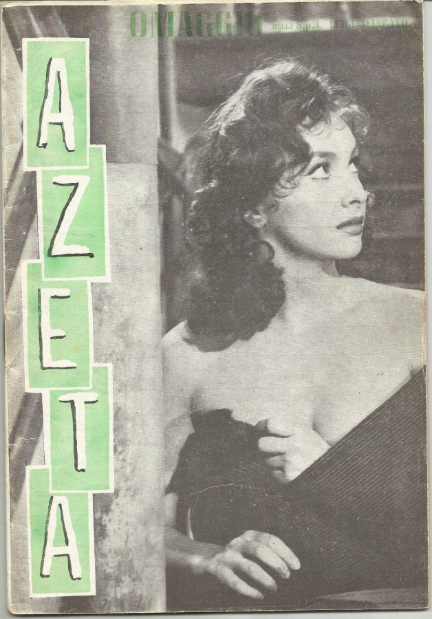 AZETA magazine side cover Issue 1  1954