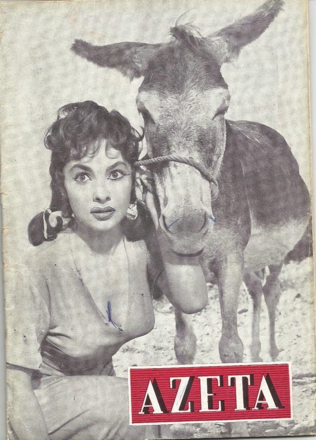 AZETA magazine side cover Issue 4  1954