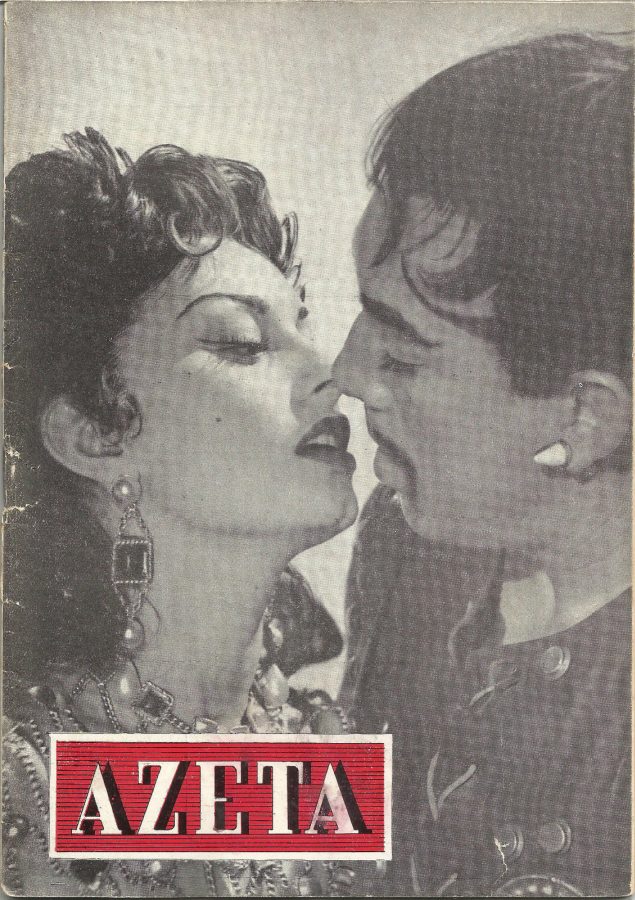 AZETA magazine side cover Issue 5  1954