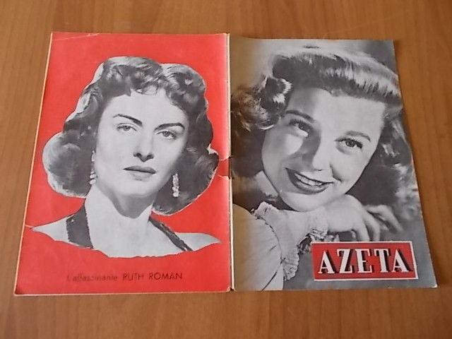 AZETA magazine side cover Issue 9   1954
