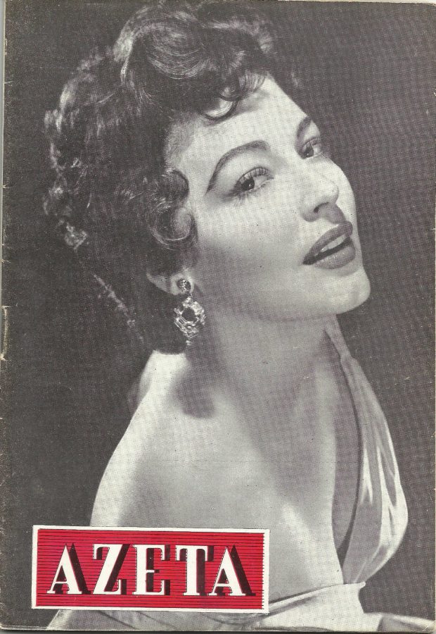 AZETA magazine side cover Issue ?   1954