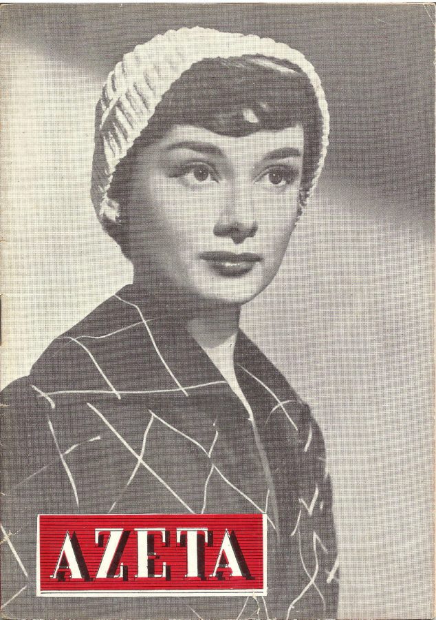 AZETA magazine side cover Issue ?   1954