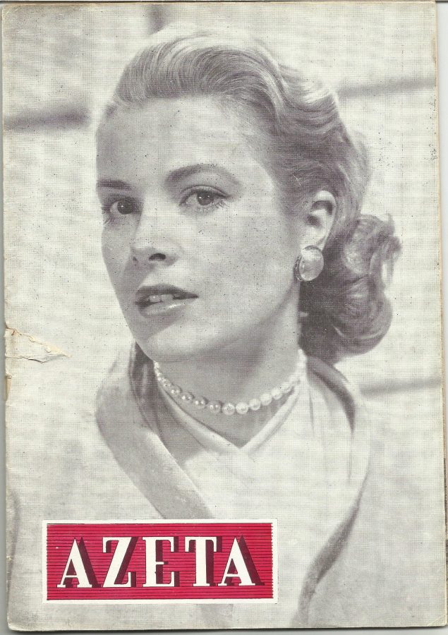 AZETA magazine side cover Issue ?   1954