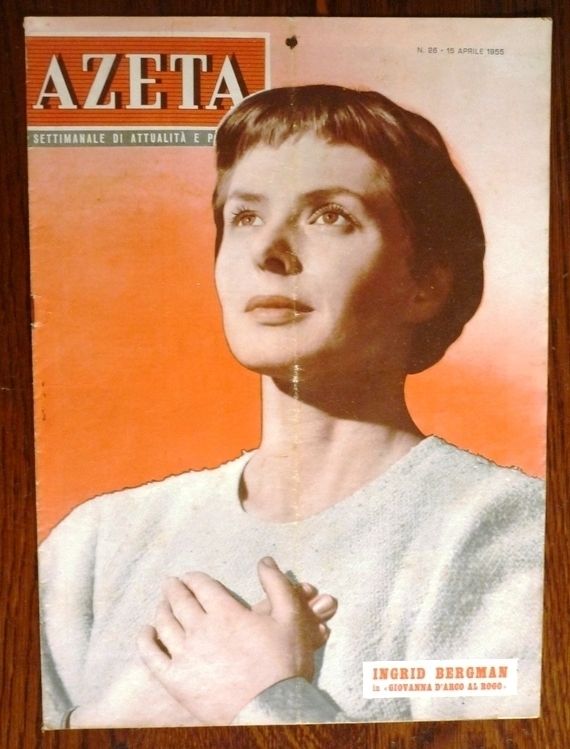 AZETA magazine side cover Issue 26 15 April 1955