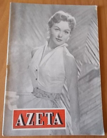 AZETA magazine side cover Issue 14  1955