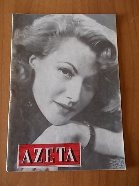 AZETA magazine side cover Issue 20   1955