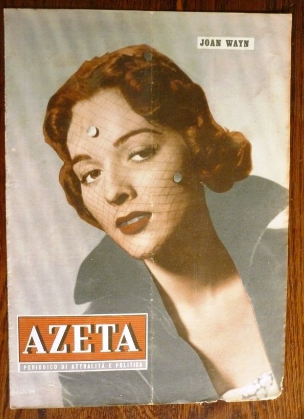 AZETA magazine side cover Issue 35   1955