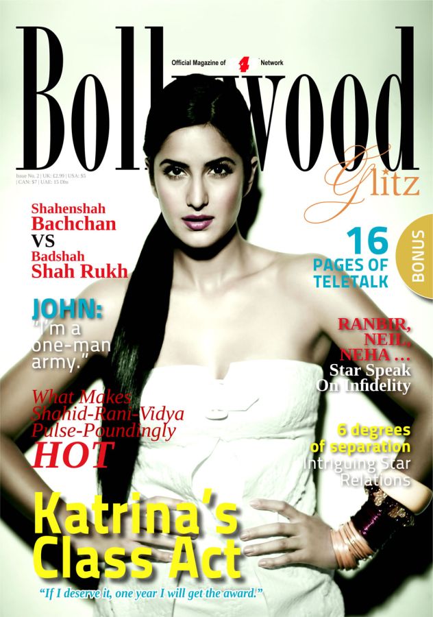 BOLLYWOOD GLITZ magazine side cover Issue 2  2010