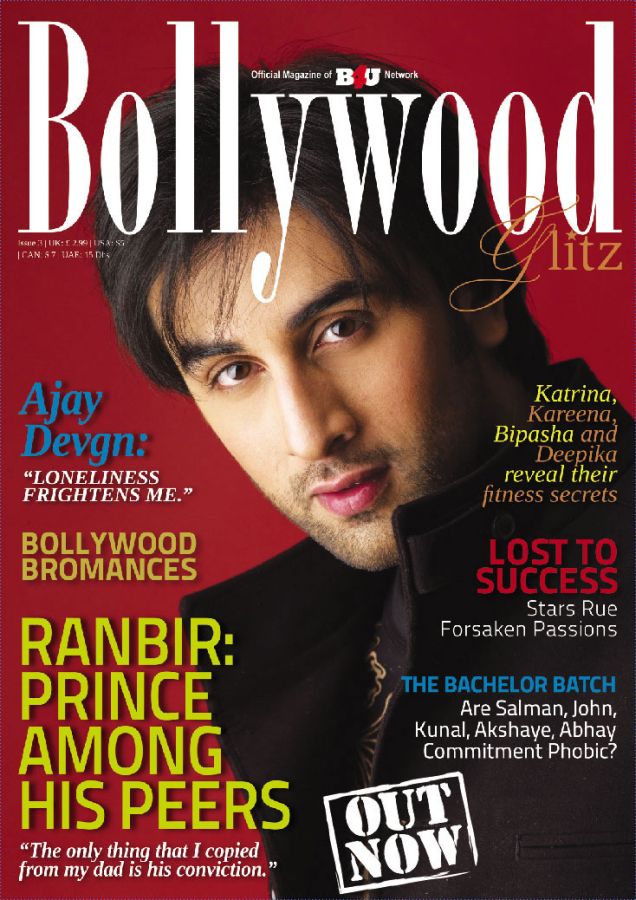 BOLLYWOOD GLITZ magazine side cover Issue 3  2010