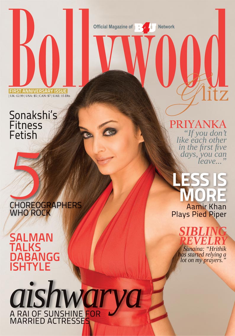 BOLLYWOOD GLITZ magazine side cover Issue 4  2010