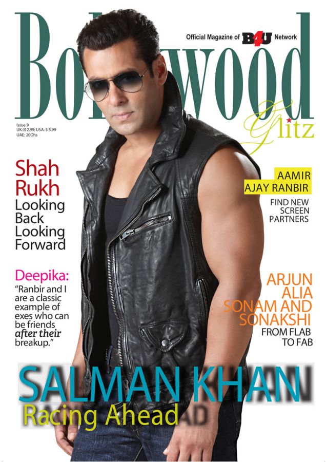 BOLLYWOOD GLITZ magazine side cover Issue 9  2013