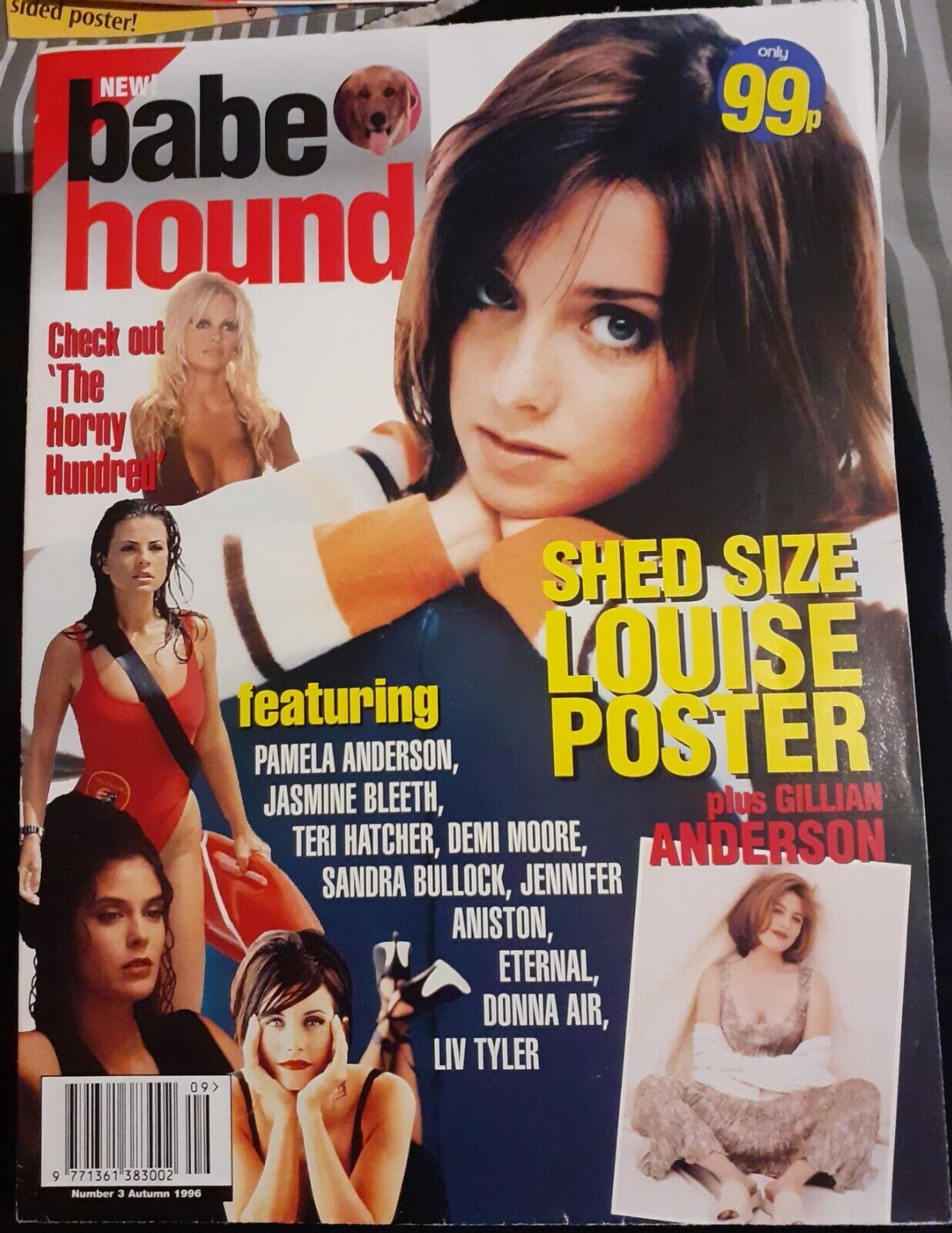 BABE HOUND magazine side cover Issue 3 Autumn 1996