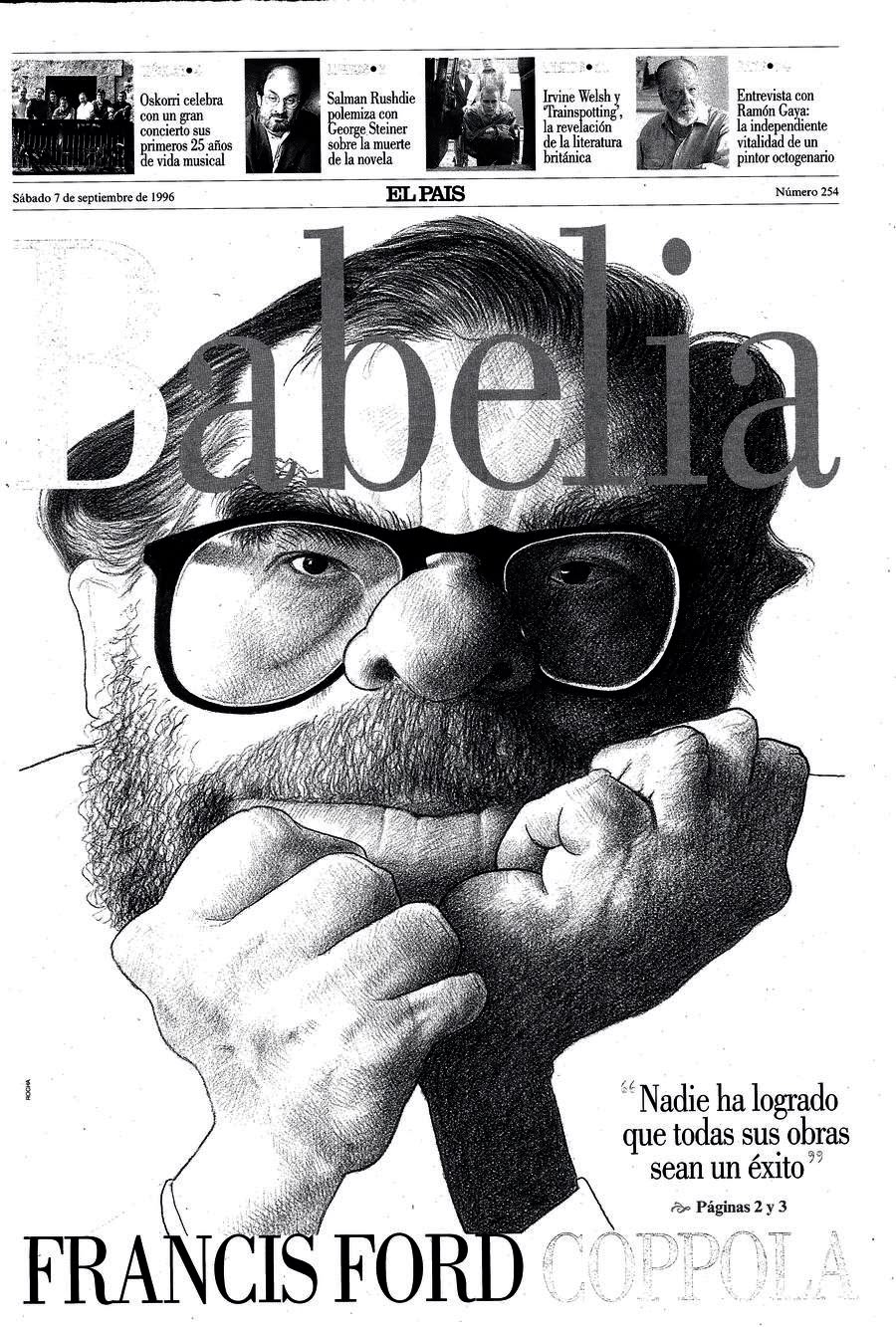BABELIA magazine side cover Issue 254 7 September 1996