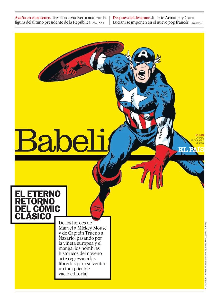 BABELIA magazine side cover Issue 1574  January 2022