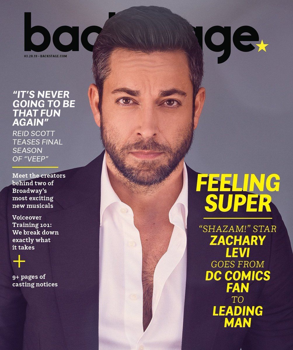 BACKSTAGE (USA) magazine side cover 28 March 2019
