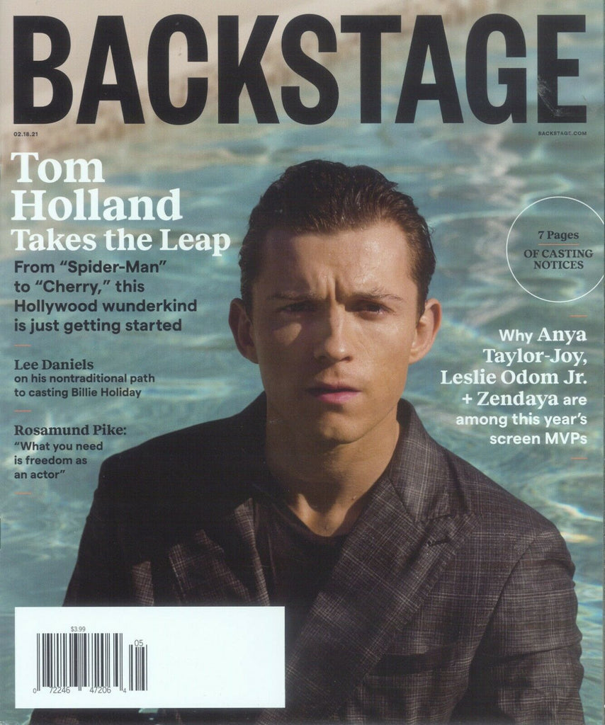 BACKSTAGE (USA) magazine side cover 18 February 2021