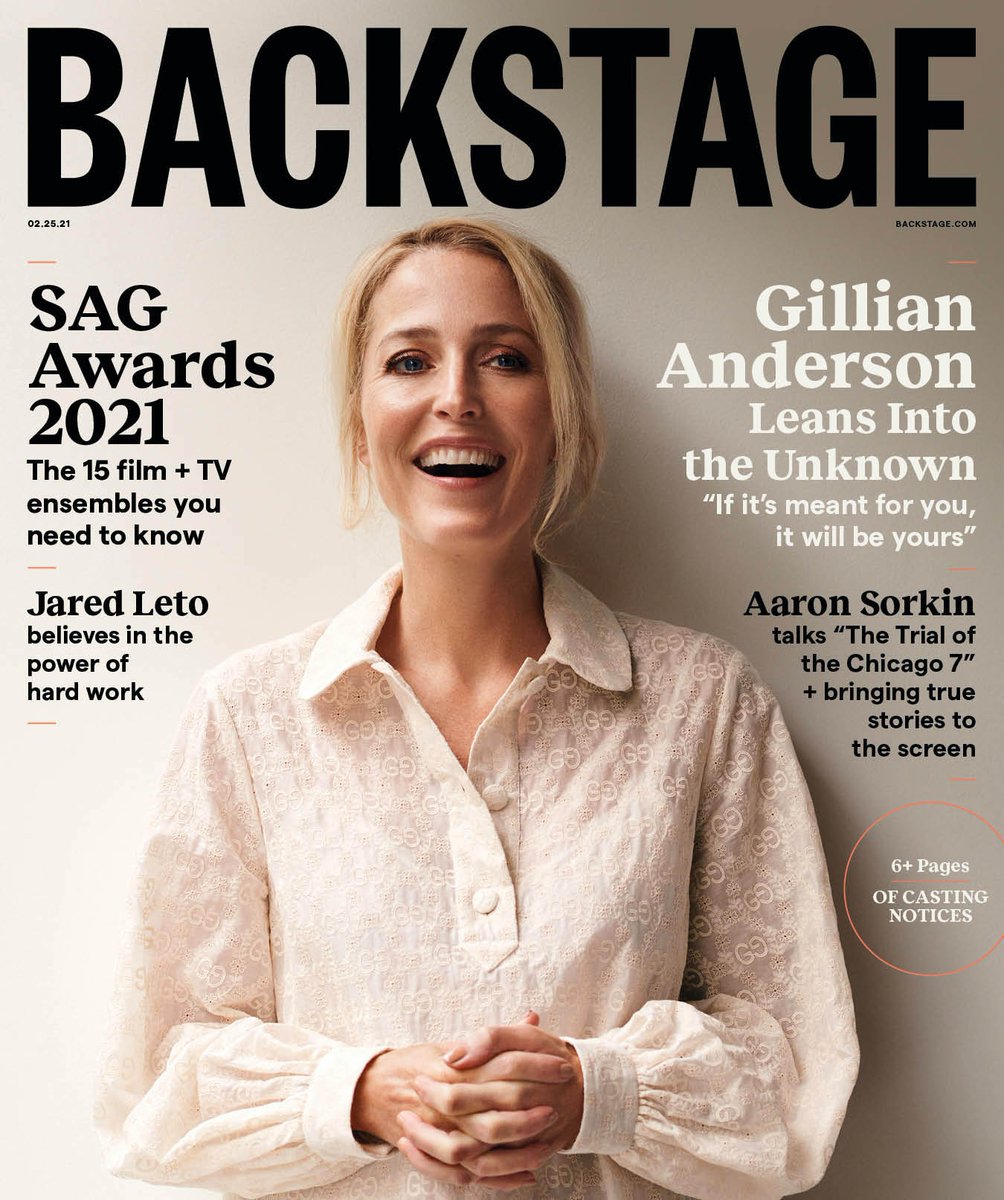 BACKSTAGE (USA) magazine side cover 25 February 2021
