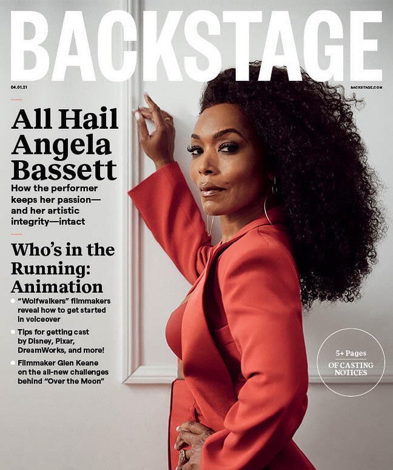 BACKSTAGE (USA) magazine side cover 1 April 2021