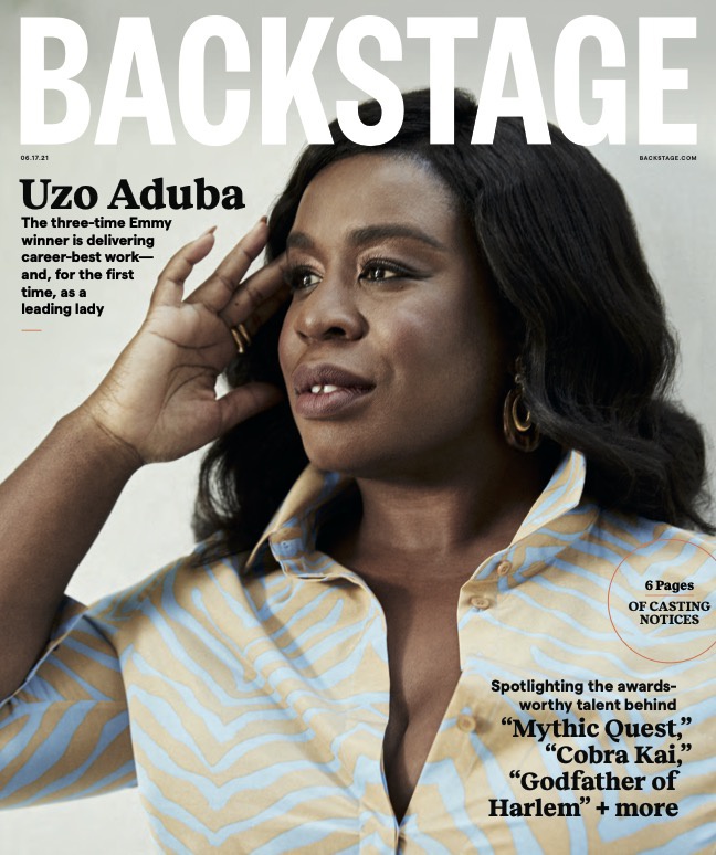 BACKSTAGE (USA) magazine side cover 17 June 2021